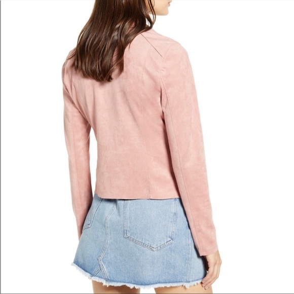 BlankNYC Faux Suede Pink Jacket Size M - Picture 3 of 9